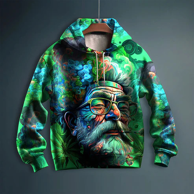 Psychedelic Wisdom Printed Hoodie