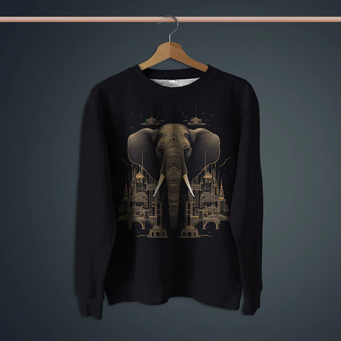 Elephant Castle Printed Sweatshirt