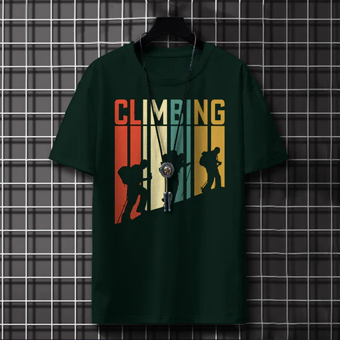 Climbing 100% Premium Cotton Tee