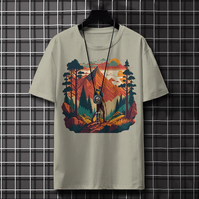 Jungle trekking 100% Premium Cotton Tee