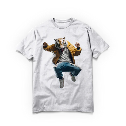 Kung Fu Tiger Printed Tee