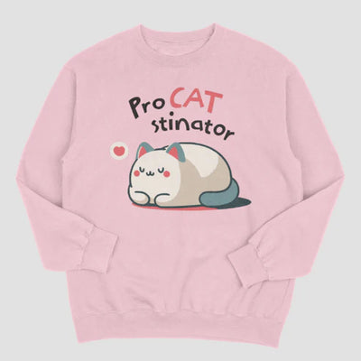 Cute Cat 100% Premium Quality Cotton Sweatshirt