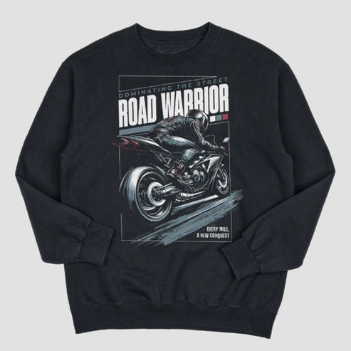 Road Warrior 100% Premium Quality Cotton Sweatshirt