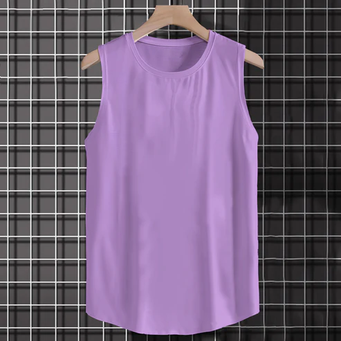 Lavender Solid Color Super-Soft Cotton Tank Top