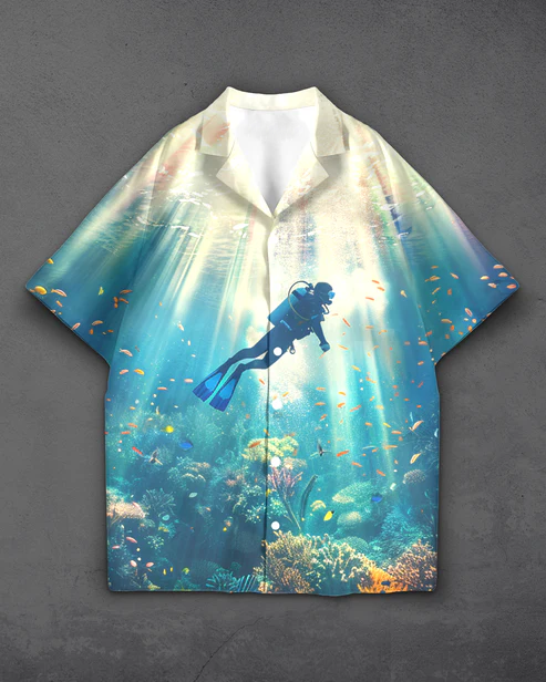 Underwater Adventure Premium Cotton Shirt for Men