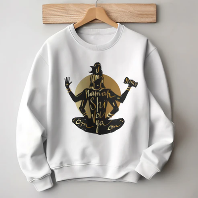 Thousand-armed Golden Statue 100% Premium Quality Cotton Sweatshirt