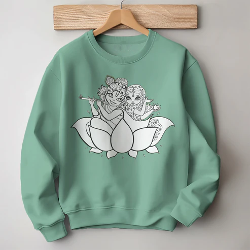 Lotus Fairy Sisters 100% Premium Quality Cotton Sweatshirt