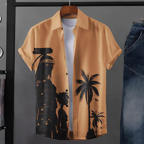 Hawaii Beach Premium Cotton Shirt for Men