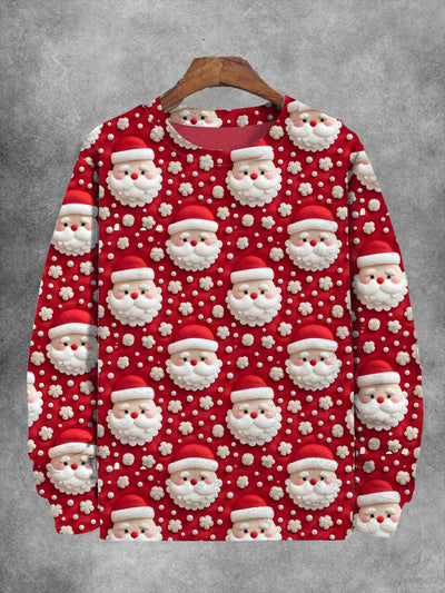 Unisex Cute Santa Claus Casual Sweater