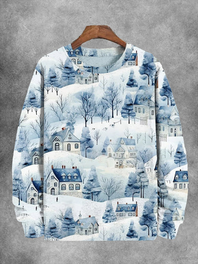 Unisex Christmas Print Casual Sweatshirt